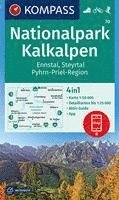 KOMPASS Wanderkarte 70 Nationalpark Kalkalpen, Ennstal, Steyrtal, Pyhrn-Priel-Region 1:50.000 1