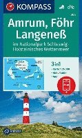 bokomslag KOMPASS Wanderkarte 705 Amrum, Föhr, Langeneß im Nationalpark Schleswig-Holsteinisches Wattenmeer 1:35.000