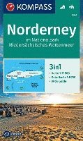 KOMPASS Wanderkarte 729 Norderney im Nationalpark Niedersächsisches Wattenmeer 1:17.500 1