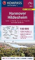 bokomslag KOMPASS Fahrradkarte 3215 Hannover, Hildesheim 1:50.000