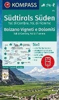 KOMPASS Wanderkarte 74 Südtirols Süden - Bolzano Vigneti e Dolomiti - Val di Cembra - Val di Fiemme 1:50.000 1