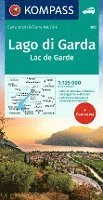 bokomslag KOMPASS Autokarte Lago di Garda, Lac de Garde 1:125.000