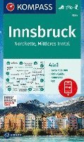 bokomslag KOMPASS Wanderkarte 036 Innsbruck, Nordkette, Mittleres Inntal 1:35.000