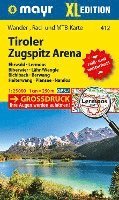 bokomslag Mayr Wanderkarte Tiroler Zugspitz Arena XL, Ehrwald, Lermoos, Biberwier, Lähn/Wengle, Bichlbach, Berwang, Heiterwang, Plansee, Namlos 1:25.000