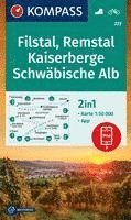 bokomslag KOMPASS Wanderkarte 777 Filstal, Remstal, Kaiserberge, Schwäbische Alb 1:50.000