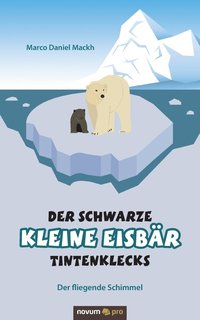 bokomslag schwarze kleine Eisbär Tintenklecks