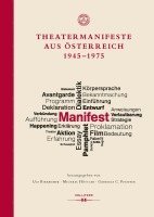 bokomslag Theatermanifeste aus Österreich 1945-1975