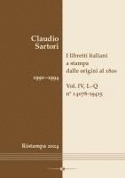 I libretti italiani a stampa dalle origini al 1800. Catalogo analitico con 16 indici 1