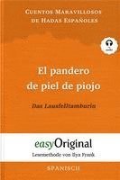 bokomslag El pandero de piel de piojo / Das Lausfelltamburin (Buch + Audio-CD) - Lesemethode von Ilya Frank - Zweisprachige Ausgabe Spanisch-Deutsch