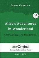 bokomslag Alice's Adventures in Wonderland / Alice' Abenteuer im Wunderland Softcover (Buch + MP3 Audio-CD) - Lesemethode von Ilya Frank - Zweisprachige Ausgabe Englisch-Deutsch