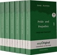 bokomslag Pride and Prejudice / Stolz und Vorurteil - 6 Teile Hardcover - (Buch + MP3 Audio-CD) - Lesemethode von Ilya Frank - Zweisprachige Ausgabe Englisch-Deutsch
