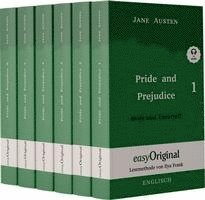 Pride and Prejudice / Stolz und Vorurteil - 6 Teile Hardcover - (Buch + MP3 Audio-CD) - Lesemethode von Ilya Frank - Zweisprachige Ausgabe Englisch-Deutsch 1