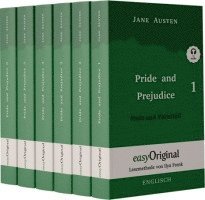 Pride and Prejudice / Stolz und Vorurteil - 6 Teile Hardcover - (Buch + MP3 Audio-CD) - Lesemethode von Ilya Frank - Zweisprachige Ausgabe Englisch-Deutsch 1