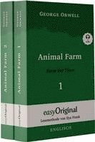 bokomslag Animal Farm / Farm der Tiere - 2 Teile (Buch + 2 MP3 Audio-CD) - Lesemethode von Ilya Frank - Zweisprachige Ausgabe Englisch-Deutsch