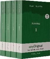 Emma - Teile 1-4 (Buch + Audio-Online) - Lesemethode von Ilya Frank - Zweisprachige Ausgabe Englisch-Deutsch 1