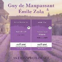bokomslag Guy de Maupassant & Émile Zola (Bücher + Audio-Online) - Lesemethode von Ilya Frank
