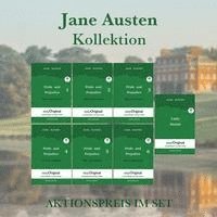 bokomslag Jane Austen Kollektion Softcover (Bücher + 7 MP3 Audio-CDs) - Lesemethode von Ilya Frank - Zweisprachige Ausgabe Englisch-Deutsch
