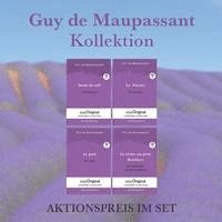 bokomslag Guy de Maupassant Kollektion (Bücher + 4 Audio-CDs) - Lesemethode von Ilya Frank