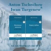 bokomslag Anton Tschechow & Iwan Turgenew Softcover (Bücher + 2 MP3 Audio-CDs) - Lesemethode von Ilya Frank