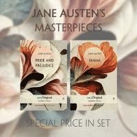 bokomslag Jane Austen's Masterpieces (with 4 MP3 Audio-CDs) - Readable Classics - Unabridged english edition with improved readability