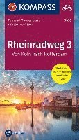 bokomslag KOMPASS Fahrrad-Tourenkarte Rheinradweg 3, von Köln nach Rotterdam 1:50.000 LZ 2021-2025