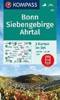 bokomslag KOMPASS Wanderkarten-Set 822 Bonn, Siebengebirge, Ahrtal (2 Karten) 1:35.000