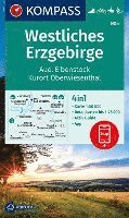 bokomslag KOMPASS Wanderkarte 806 Westliches Erzgebirge, Aue, Eibenstock, Kurort Oberwiesenthal 1:50.000