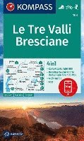 bokomslag KOMPASS Wanderkarte 103 Le Tre Valli Bresciane 1:50.000