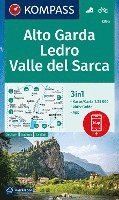 bokomslag KOMPASS Wanderkarte 096 Alto Garda, Ledro, Valle del Sarca 1:25.000