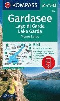 bokomslag KOMPASS Wanderkarte 102 Gardasee, Lago di Garda, Lake Garda, Monte Baldo 1:50.000