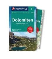 bokomslag KOMPASS Wanderführer Dolomiten Höhenweg 1 bis 3, 71 Touren