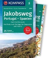 bokomslag KOMPASS Wanderführer Jakobsweg Portugal Spanien, 60 Touren