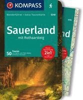 bokomslag KOMPASS Wanderführer Sauerland mit Rothaarsteig, 50 Touren mit Extra-Tourenkarte