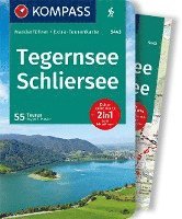 bokomslag KOMPASS Wanderführer Tegernsee, Schliersee, 55 Touren mit Extra-Tourenkarte