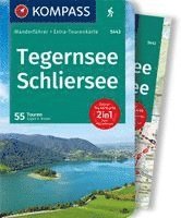 Eugen Hüsler - KOMPASS Wanderführer Tegernsee, Schliersee, 55 Touren mit Extra-Tourenkarte, Häftad