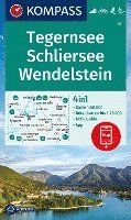 bokomslag KOMPASS Wanderkarte 8 Tegernsee, Schliersee, Wendelstein 1:50.000