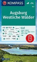 bokomslag KOMPASS Wanderkarte 162 Augsburg, Westliche Wälder 1:50.000