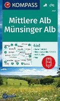 bokomslag KOMPASS Wanderkarte 779 Mittlere Alb, Münsinger Alb 1:50.000