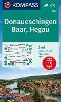 bokomslag KOMPASS Wanderkarte 895 Donaueschingen, Baar, Hegau 1:35.000