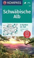 bokomslag KOMPASS Wanderkarten-Set 767 Schwäbische Alb (4 Karten) 1:50.000