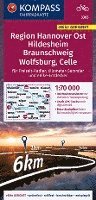 bokomslag Hannover Ost / Hildesheim / Braunschweig / Wolfsburg / Celle + city map