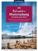 bokomslag KOMPASS Radreiseführer Rheinradweg von Basel bis Mainz