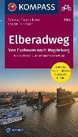 bokomslag KOMPASS Fahrrad-Tourenkarte Elberadweg, Von Cuxhaven nach Magdeburg. Von Nord nach Süd - immer mit dem Wind 1:50.000