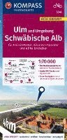 bokomslag KOMPASS Fahrradkarte 3346 Ulm und Umgebung, Schwäbische Alb 1:70.000