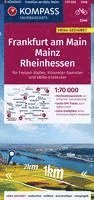 bokomslag KOMPASS Fahrradkarte 3348 Frankfurt a.M., Mainz, Rheinhessen 1:70.000