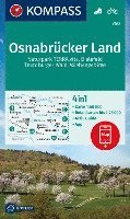 bokomslag KOMPASS Wanderkarte 750 Osnabrücker Land, NP TERRA.vita, Bielefeld, Teutoburger Wald, Wiehengeb. 1:50.000