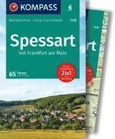 bokomslag KOMPASS Wanderführer Spessart, 65 Touren mit Extra-Tourenkarte