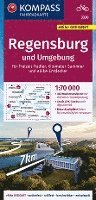 bokomslag KOMPASS Fahrradkarte 3330 Regensburg und Umgebung 1:70.000