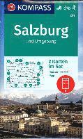 KOMPASS Wanderkarten-Set 291 Salzburg und Umgebung (2 Karten) 1:50.000 1