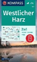 bokomslag KOMPASS Wanderkarte 451 Westlicher Harz 1:50.000